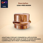 1/2" - 3/4" ProPress Fitting Copper Cap