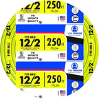 Solid Indoor Wire 12/2 W/G NMB Cable - Yellow Cable SW# 28828221