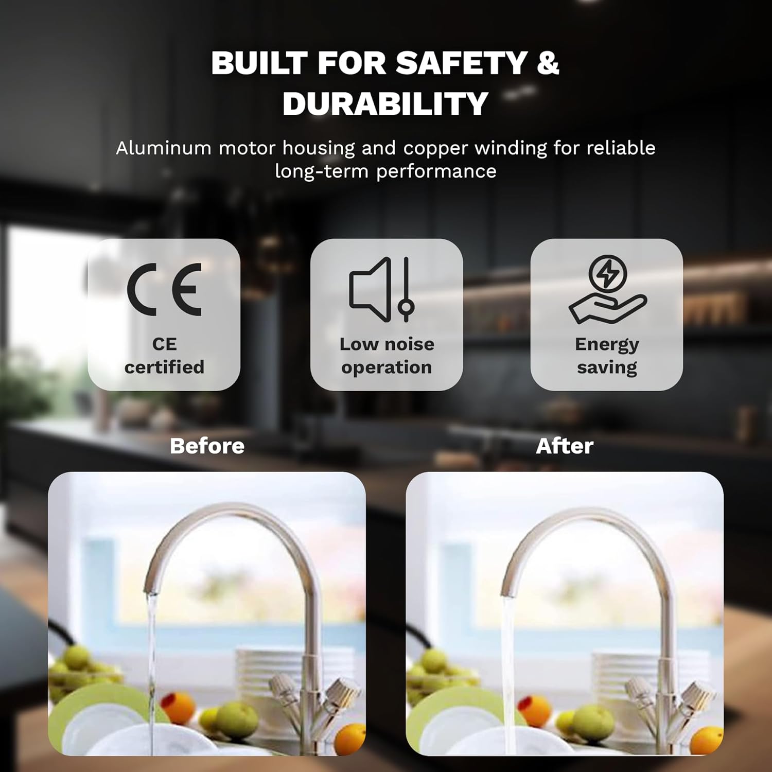 110V 120W Water Pressure Booster Pump 3-Speed Stainless Steel Hot Water Circulation Recirculating Pump 3/4 NPT for Floor Boiler Hot Water Heater System (RS15/6-130 Red)