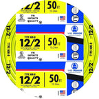 Solid Indoor Wire 12/2 W/G NMB Cable - Yellow Cable SW# 28828221