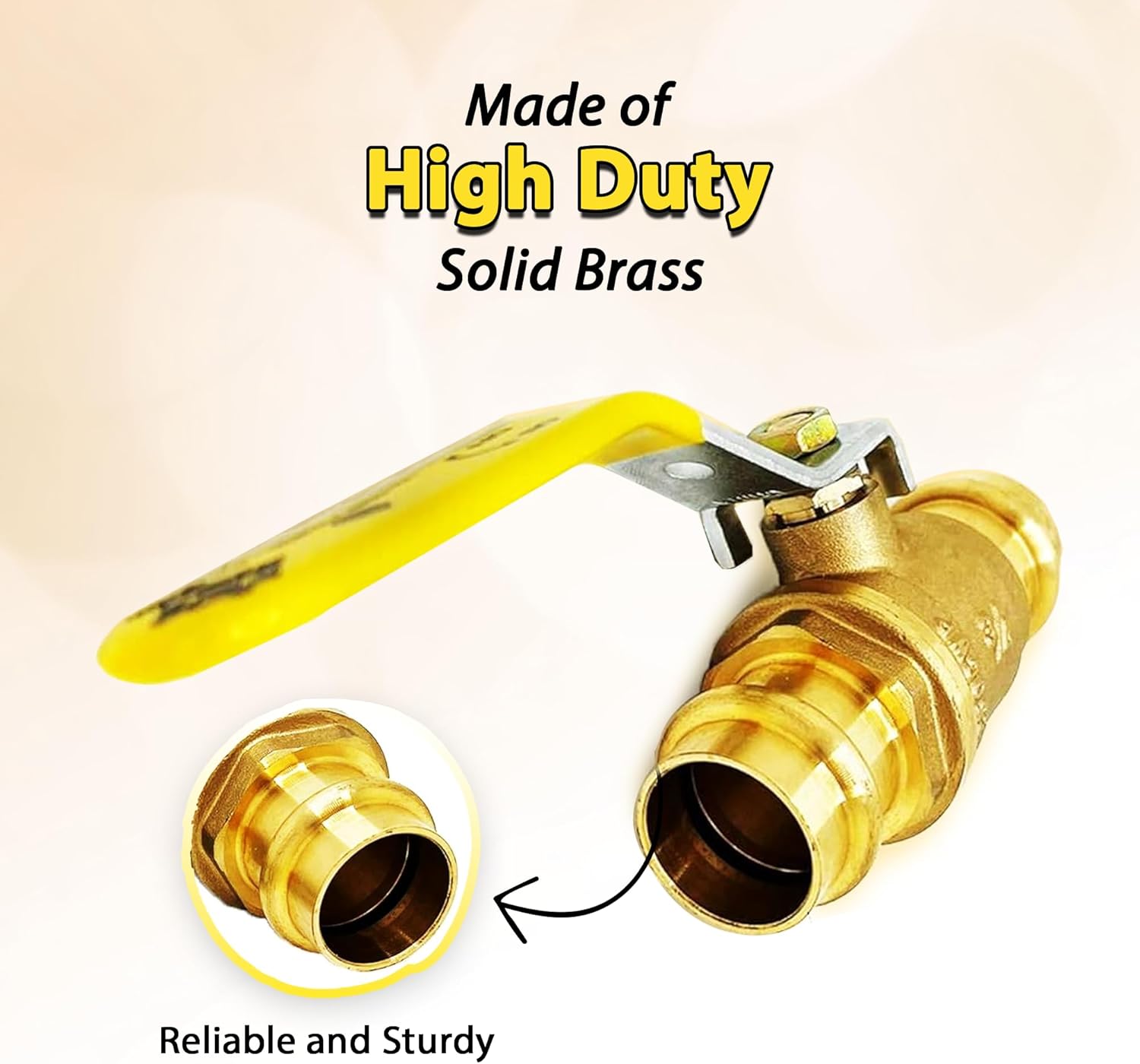 1" - 1/2" - 3/4" - 1  1/4" - 1  1/2" - ProPress Brass Ball Valve - Press Ball Valve with EPDM O-ring - Premium Press Ball Valve