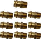 1/2" - 3/4" ProPress Fittings - Male Adapter - Press Brass Adapter Fittings Male NPT Adapter - Connection for Residential, Commercial