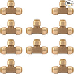 1/2" - 3/4" - Push Fit Plumbing Tee