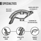 EMT Bender - Hand Bender with Head - Aluminum Conduit Bender Full Assembly - Conduit Metal Pipe Bender without handle