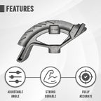 EMT Bender - Hand Bender with Head - Aluminum Conduit Bender Full Assembly - Conduit Metal Pipe Bender without handle