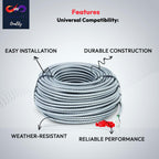 12/2 - 12/3 - Solid Metal Clad Cable with Ground Wire - MC Aluminium Armor and Stranded Copper Conductor