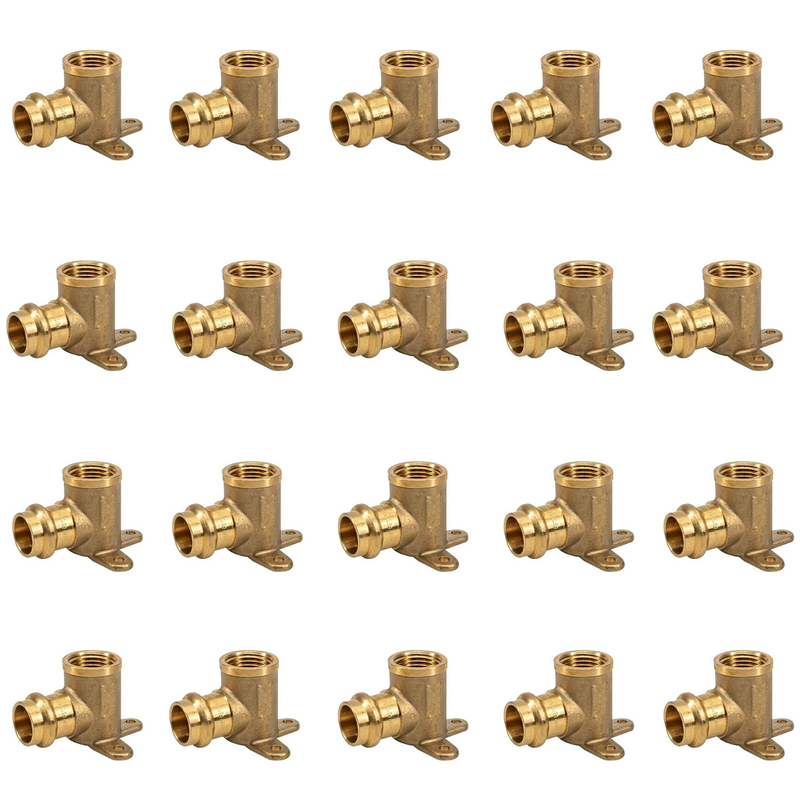 ProPress Drop Ear Elbow - Pex 1/2" x 1/2" Female NPT Drop-ear Elbow -Copper Pro press Fitting - Copper Drop Ear Elbow - Solution for Quick Plumbing Installations